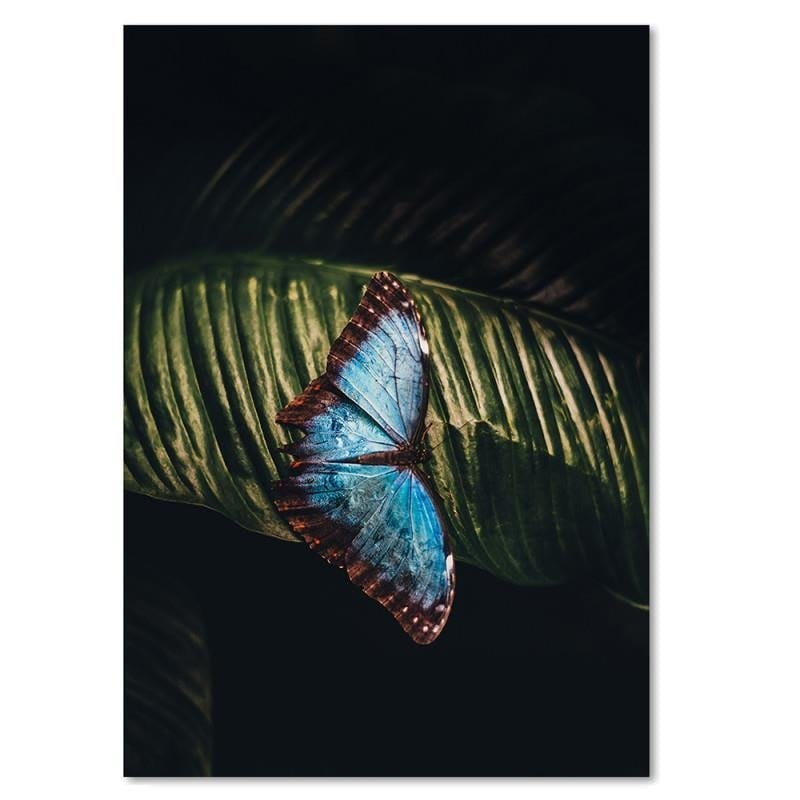 Kanva - Butterfly On A Leaf  Home Trends DECO