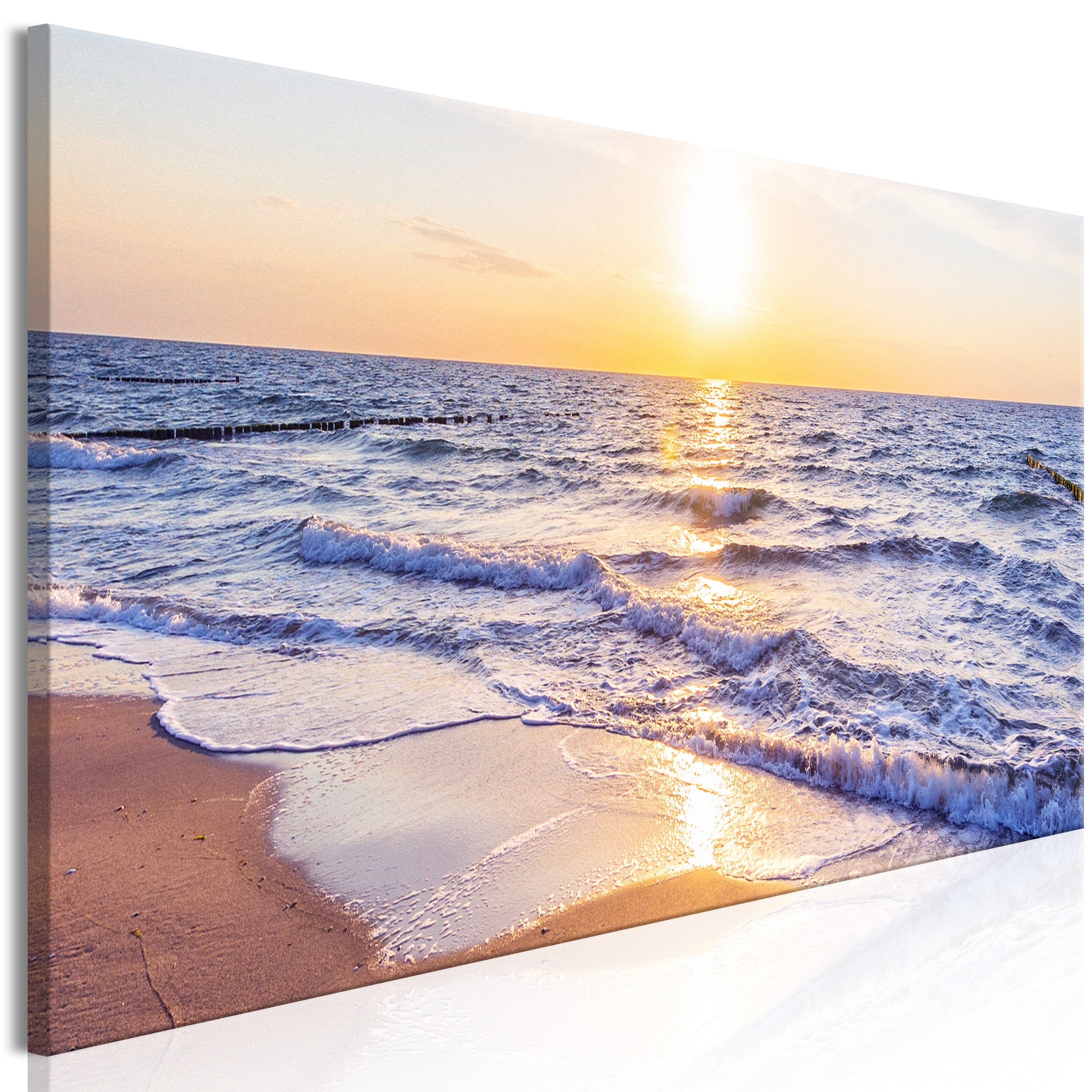 Glezna - Calm Waves (1 Part) Narrow Brown Home Trends