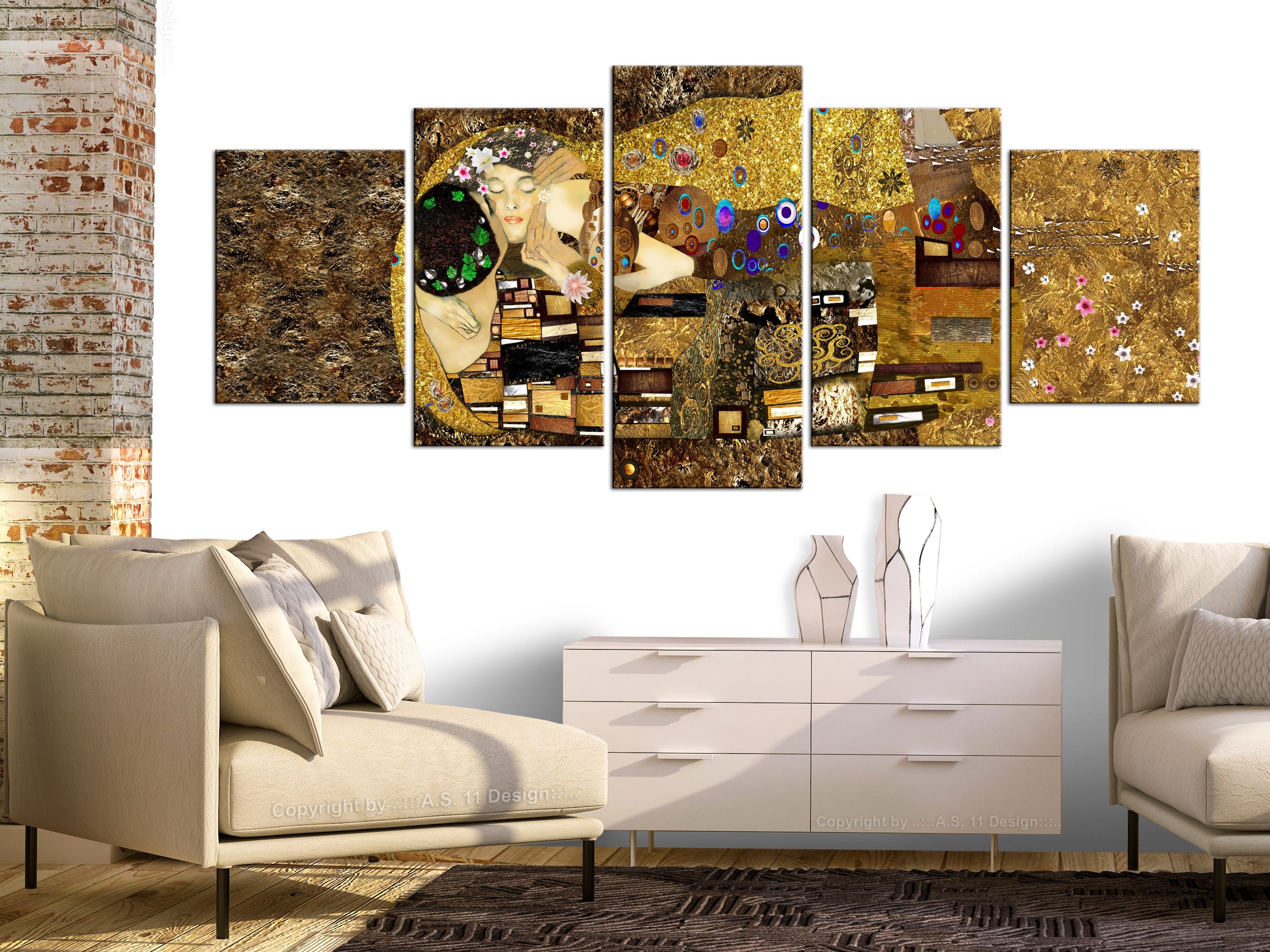 Glezna - Cheek Kiss (5 Parts) Wide 225x100 Home Trends
