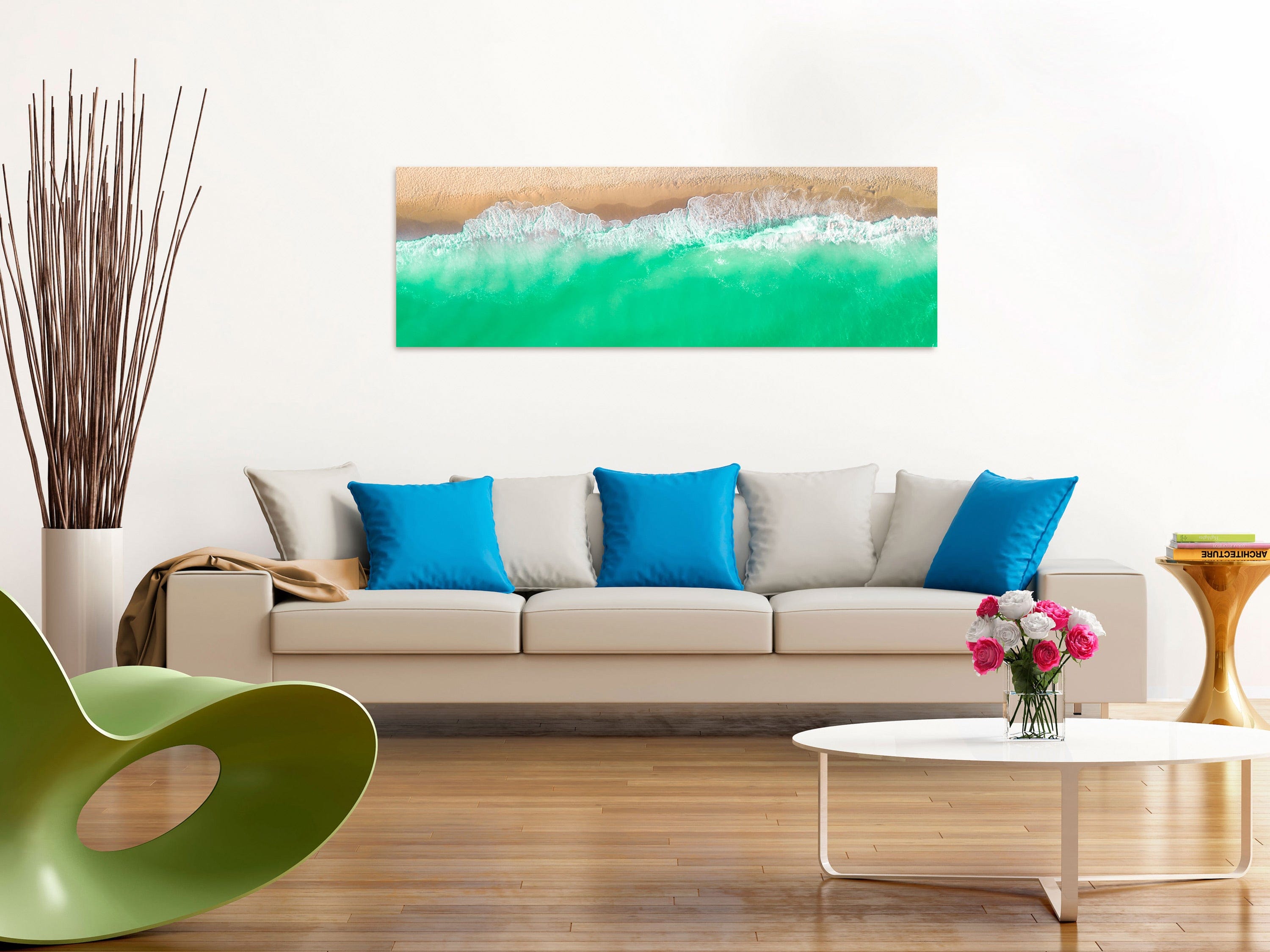 Glezna - Coast (1 Part) Narrow Green Home Trends