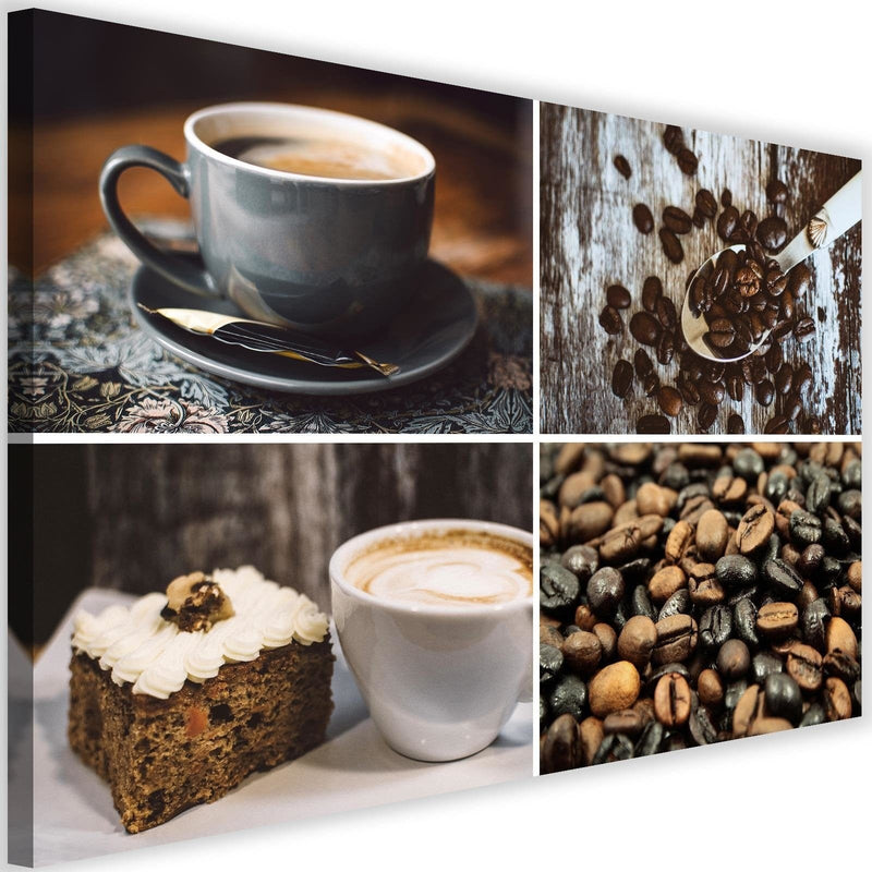 Kanva - Coffee Beans And Cake  Home Trends DECO