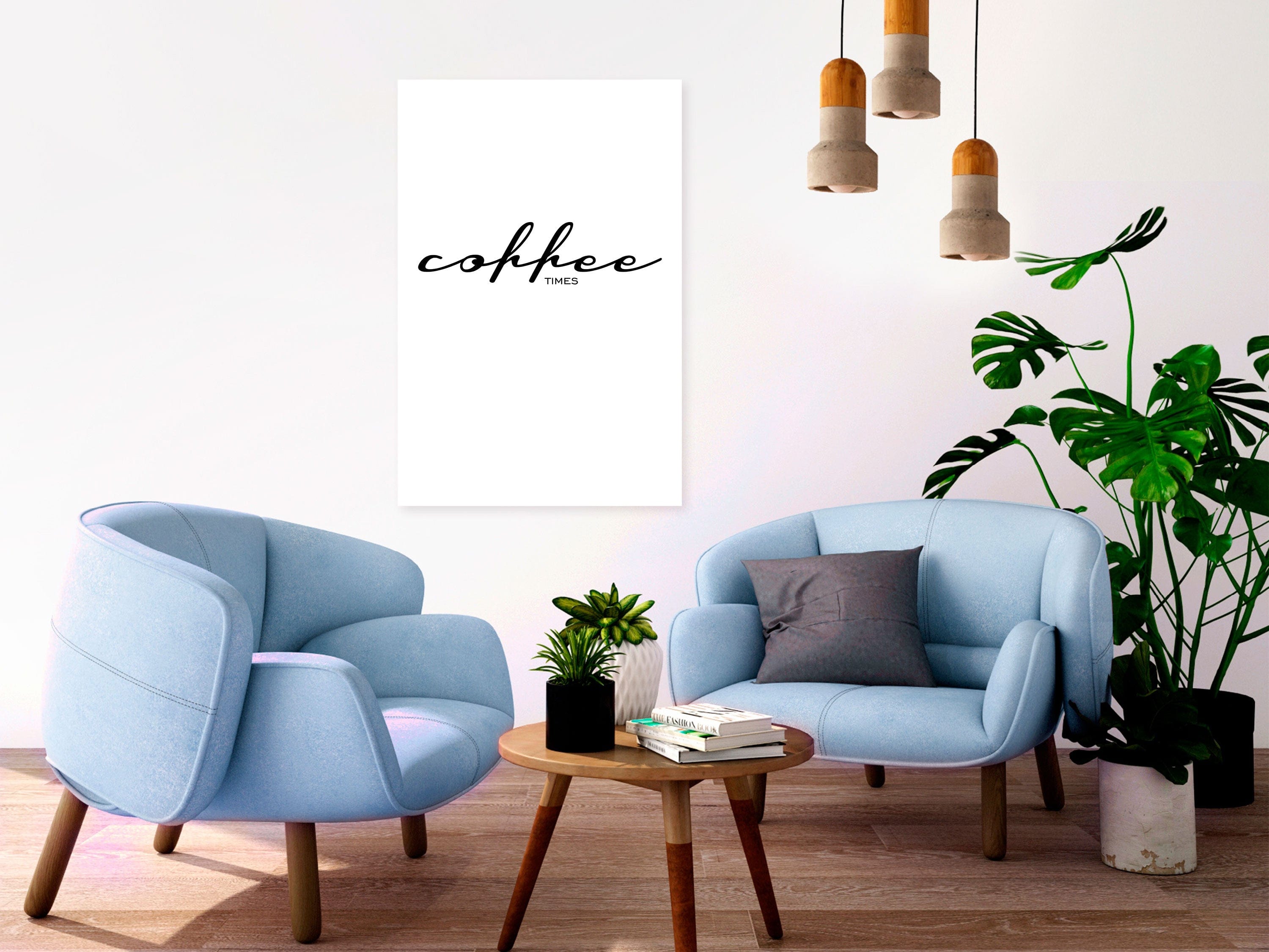 Glezna - Coffee Times (1 Part) Vertical Home Trends