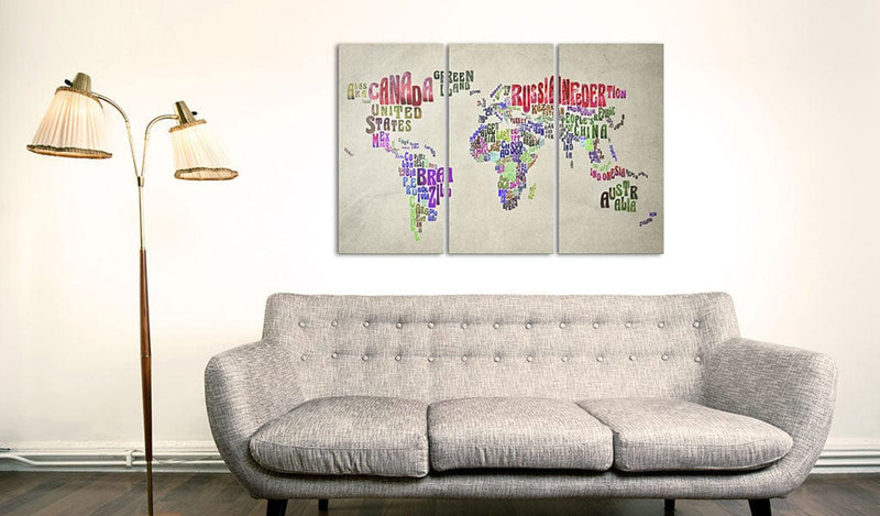 Glezna - Colorful countries - triptych Home Trends