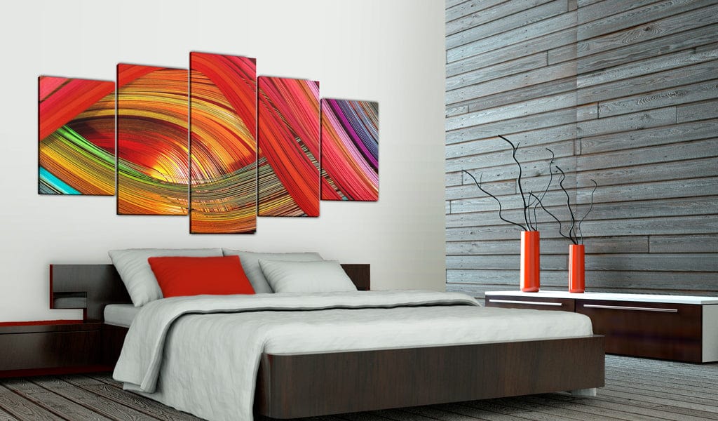 Glezna - Colorful strips abstraction Home Trends