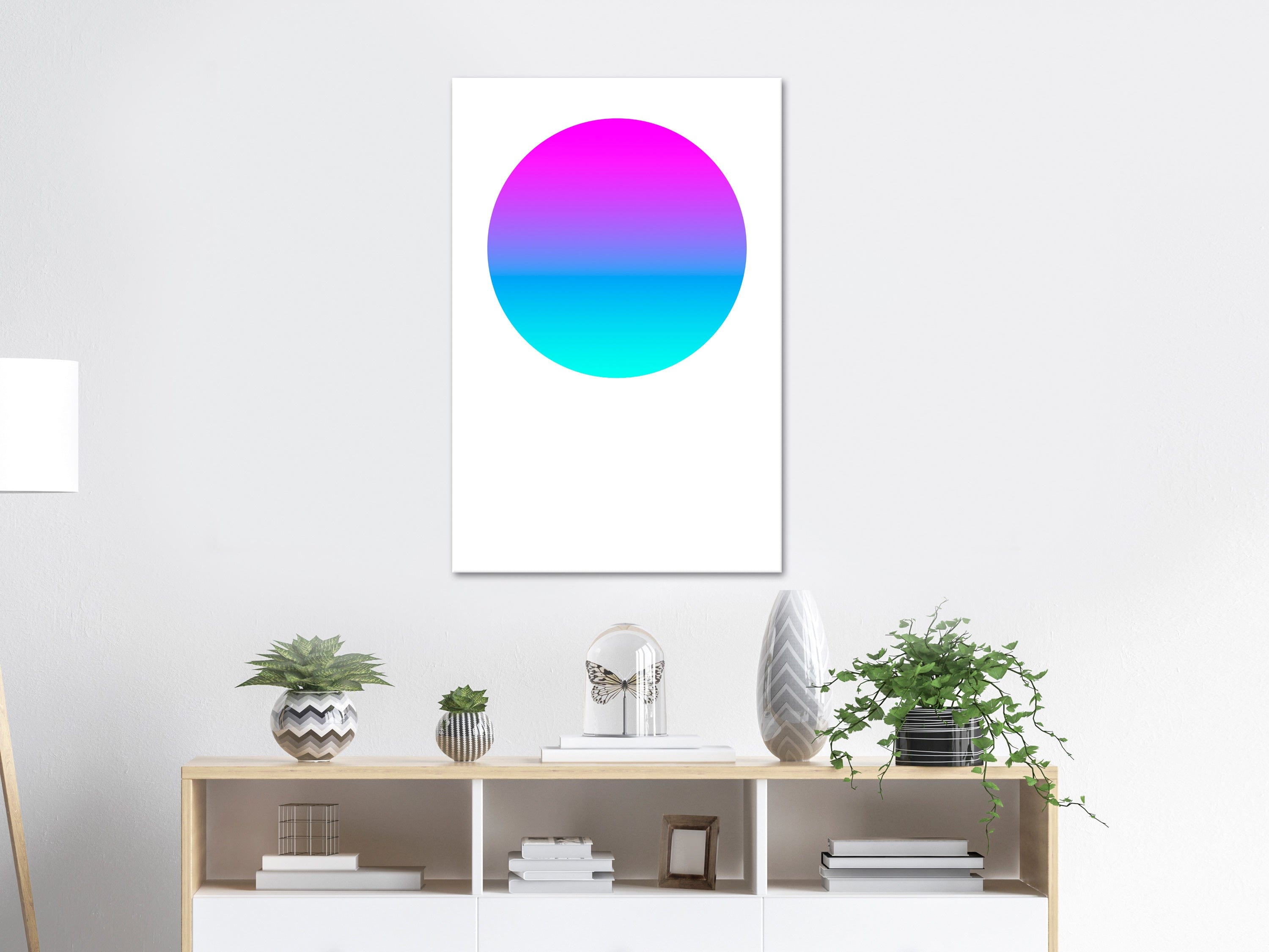 Glezna - Colourful Circle (1 Part) Vertical Home Trends