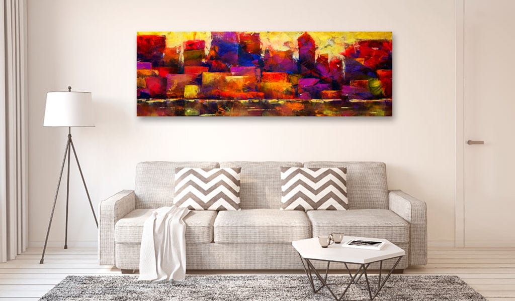Glezna - Colourful City Skyline Home Trends