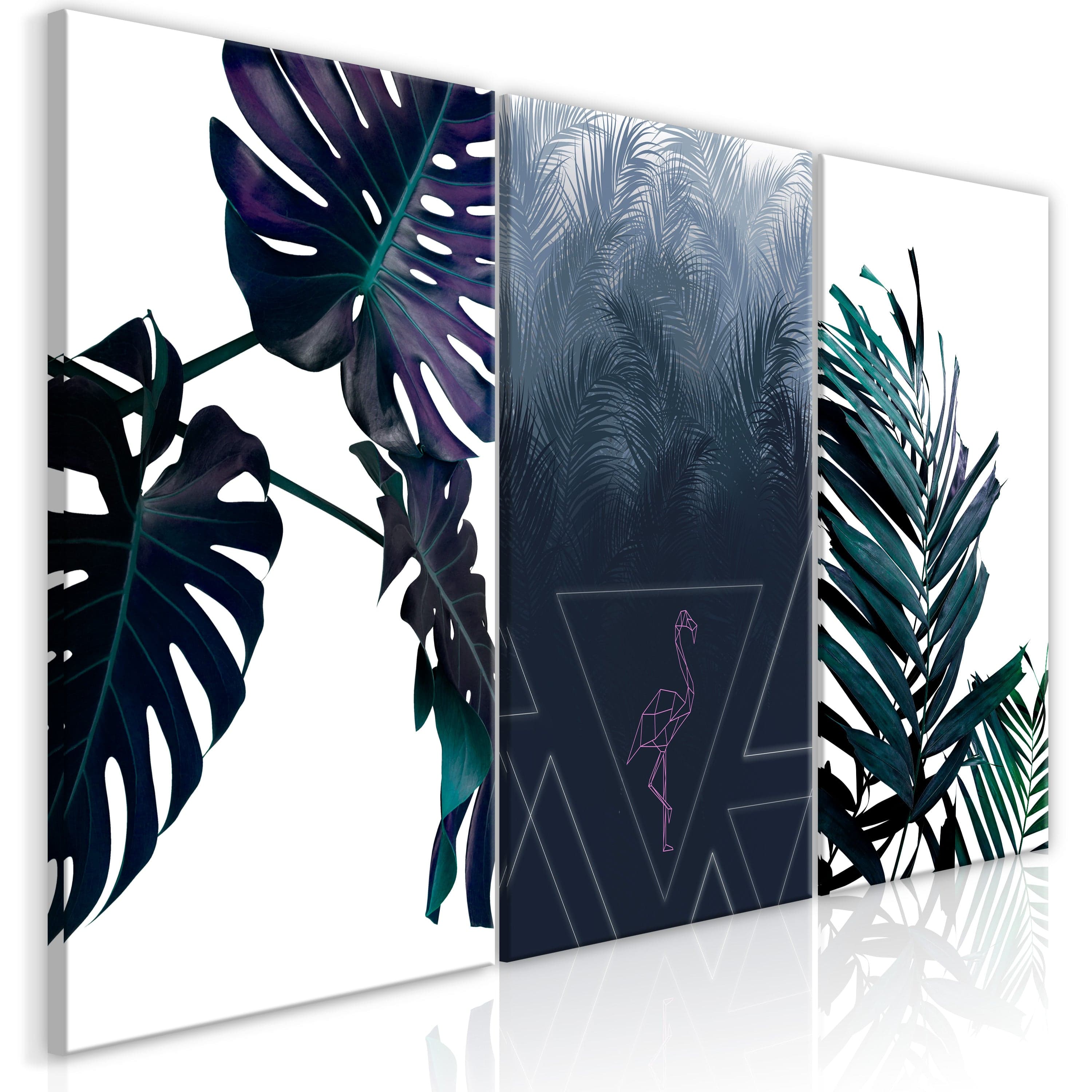 Glezna - Cool Leaves (3 Parts) 120x60 Home Trends