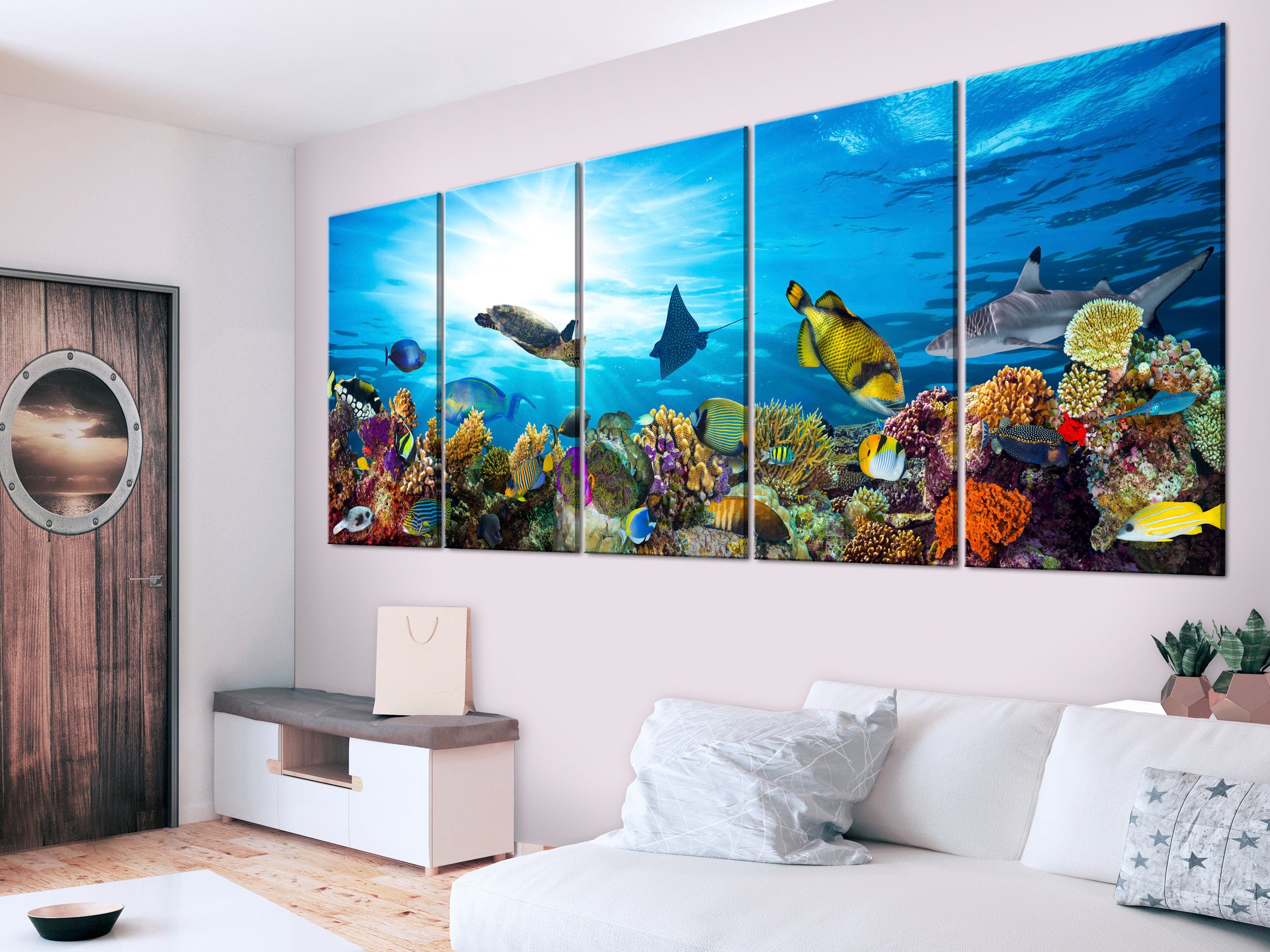 Glezna - Coral Reef (5 Parts) Narrow 225x90 Home Trends