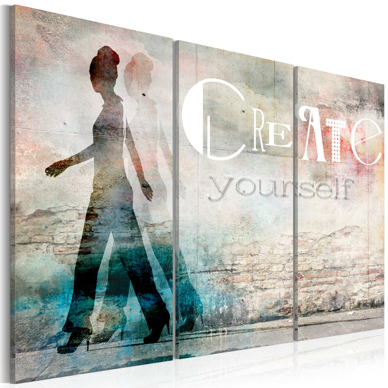 Glezna - Create yourself - triptych Home Trends