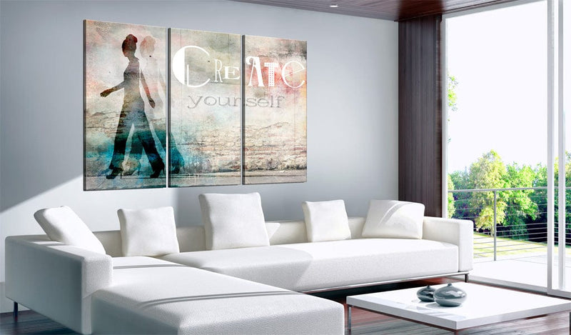 Glezna - Create yourself - triptych Home Trends