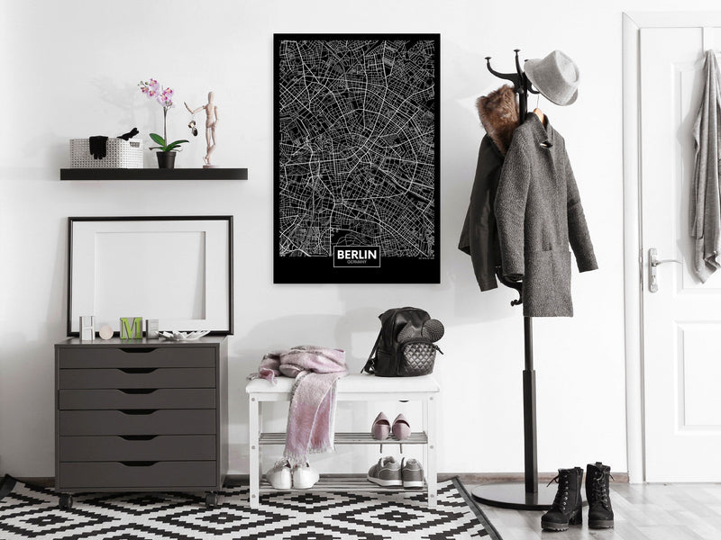 Glezna - Dark Map of Berlin (1 Part) Vertical Home Trends