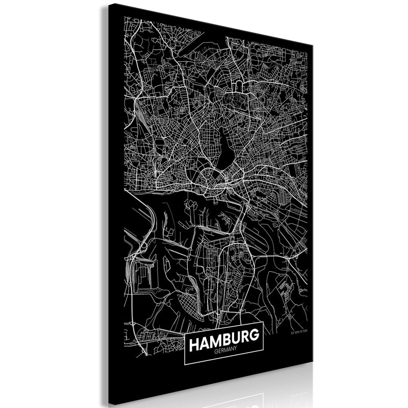 Glezna - Dark Map of Hamburg (1 Part) Vertical Home Trends