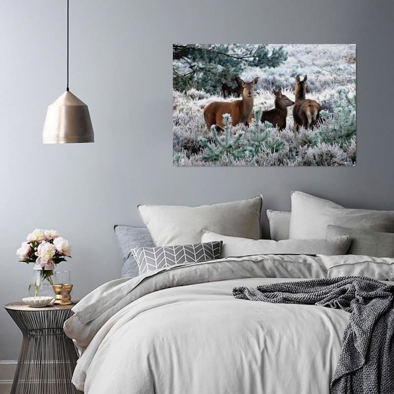 Kanva - Deer And Hoarfrost  Home Trends DECO