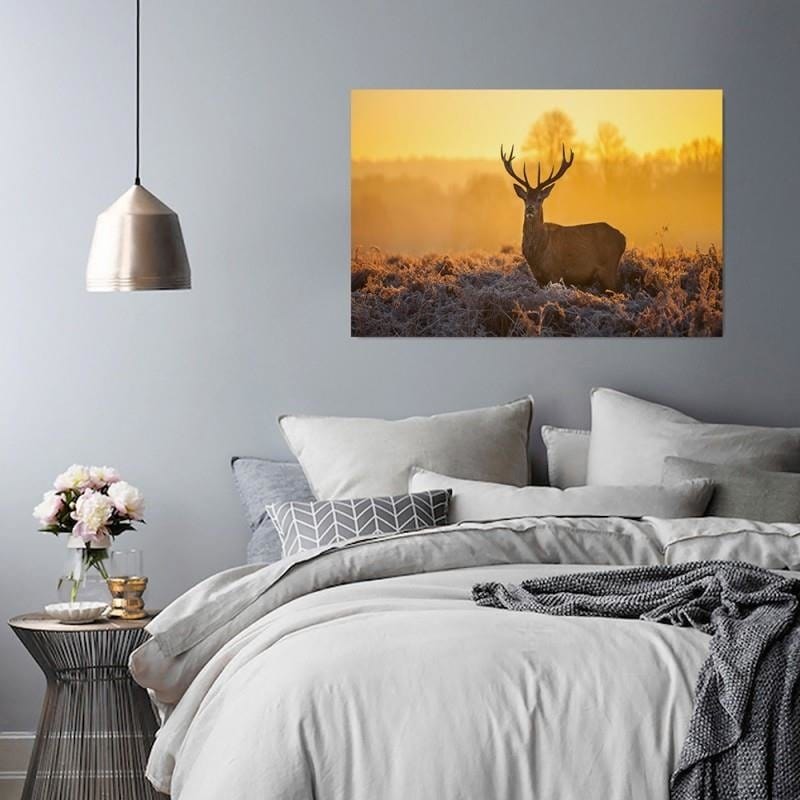 Kanva - Deer Sunset 2  Home Trends DECO