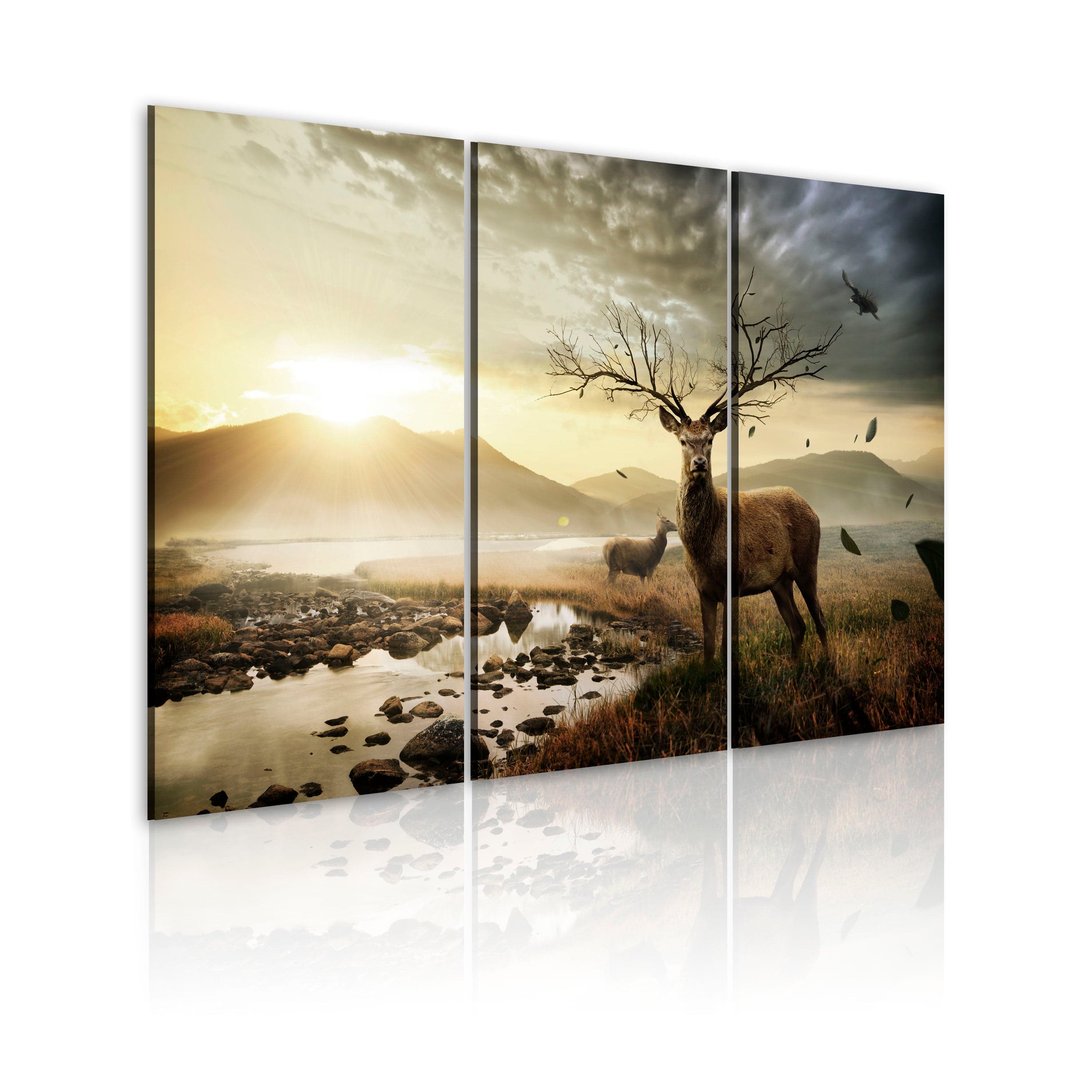 Glezna - Deer with a tree-like antlers Home Trends