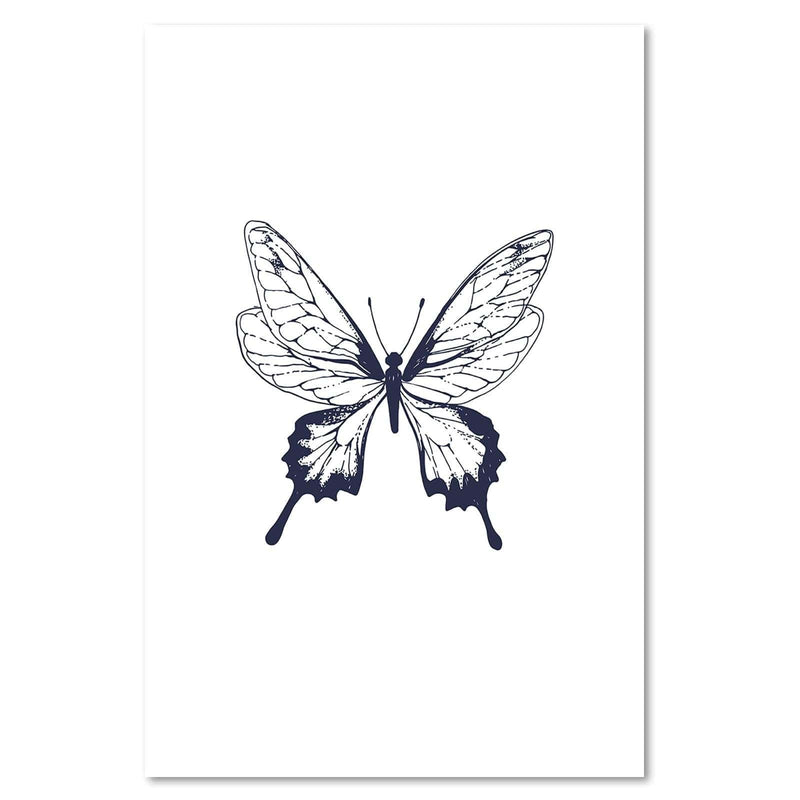 Kanva - Drawn Butterfly  Home Trends DECO