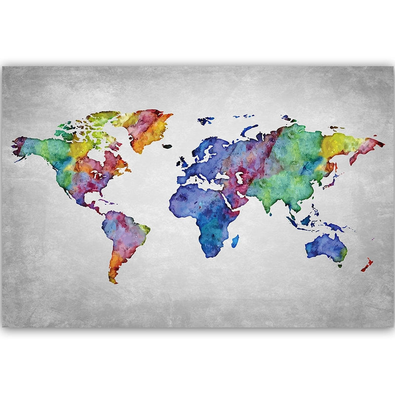 Kanva - Ed World Map  Home Trends DECO