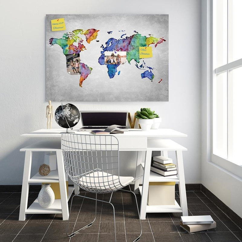 Kanva - Ed World Map  Home Trends DECO