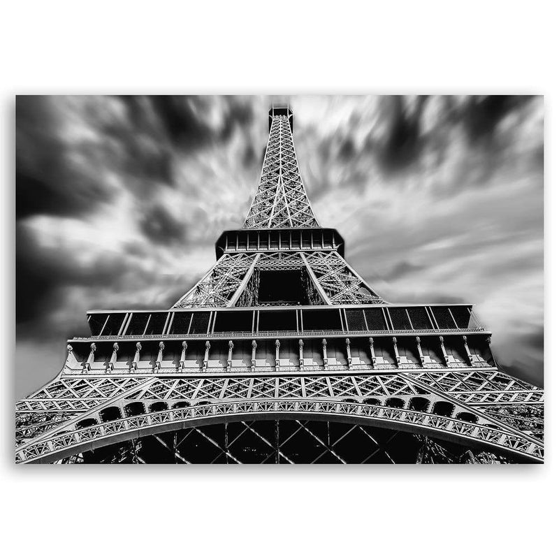 Kanva - Eiffel Tower Black And White  Home Trends