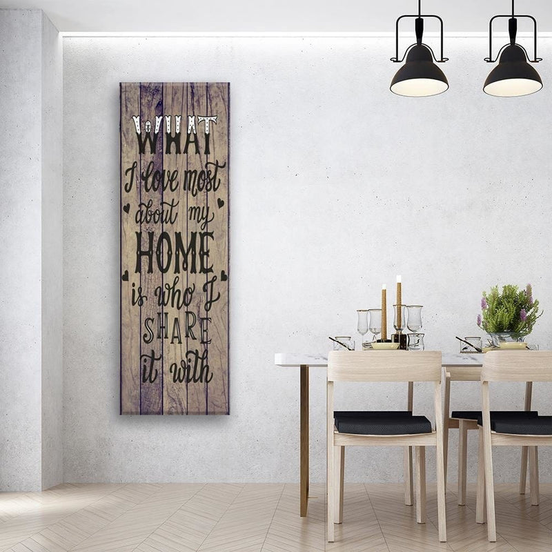 Kanva - English Sentence With Hearts  Home Trends DECO