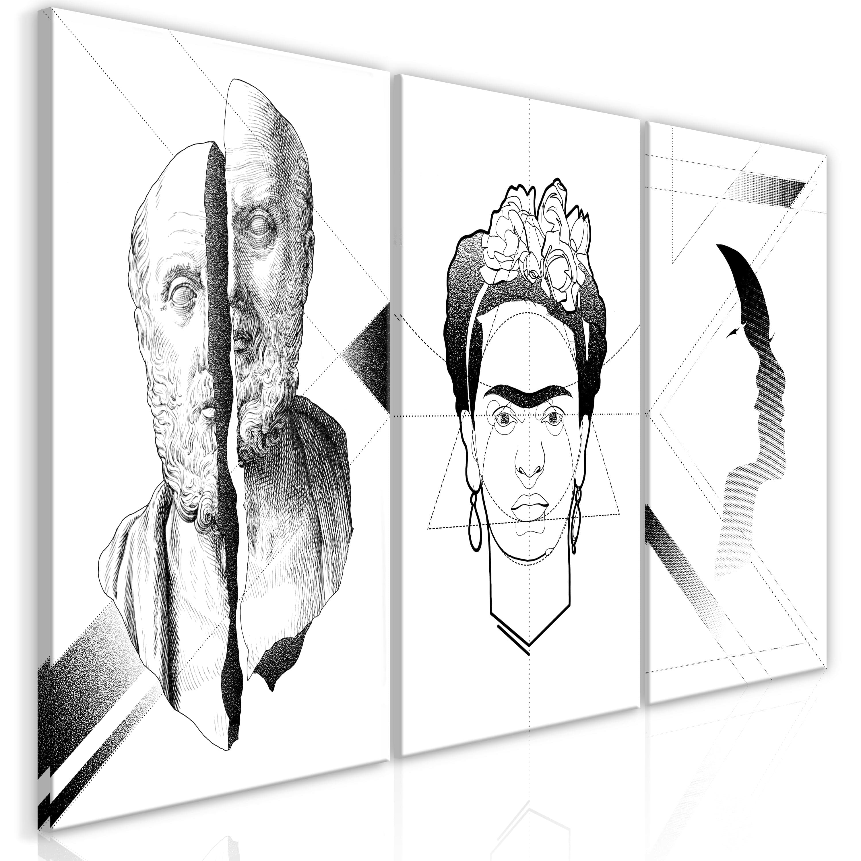 Glezna - Facial Composition (3 Parts) 120x60 Home Trends