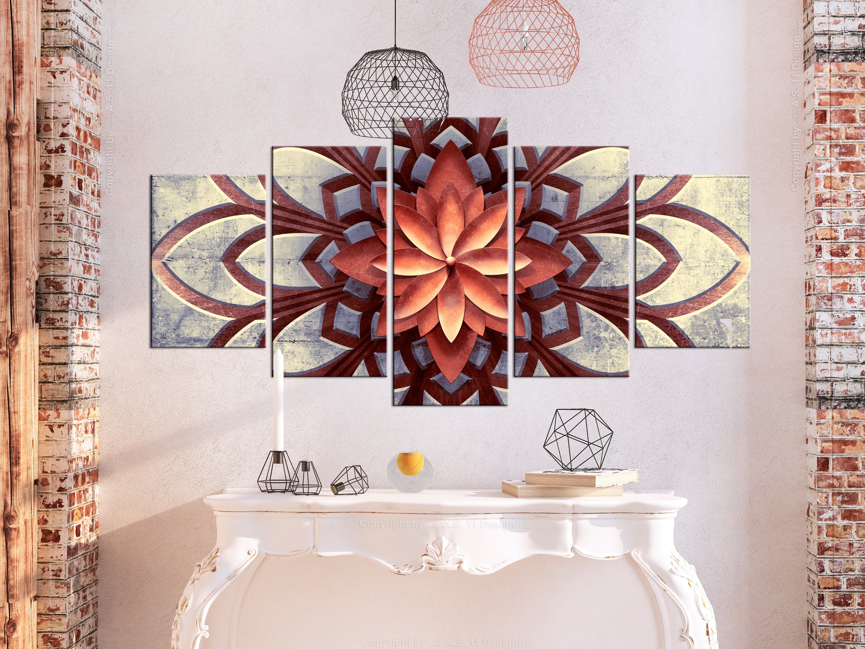 Glezna - Fan (5 Parts) Wide Home Trends
