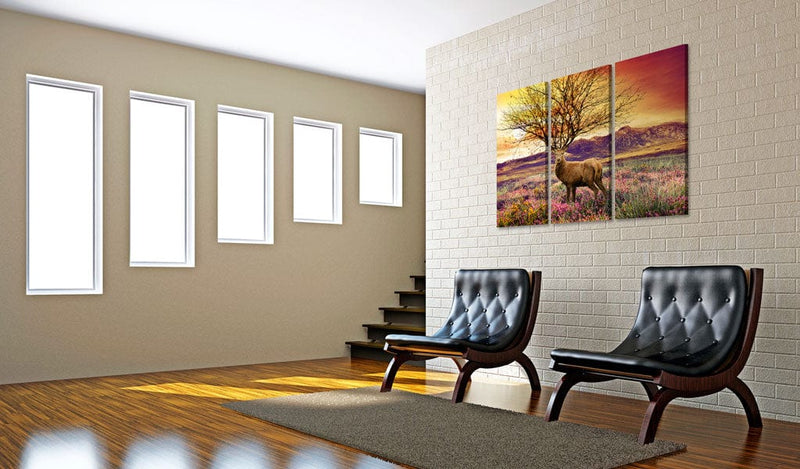 Glezna - Fancy antler - triptych Home Trends