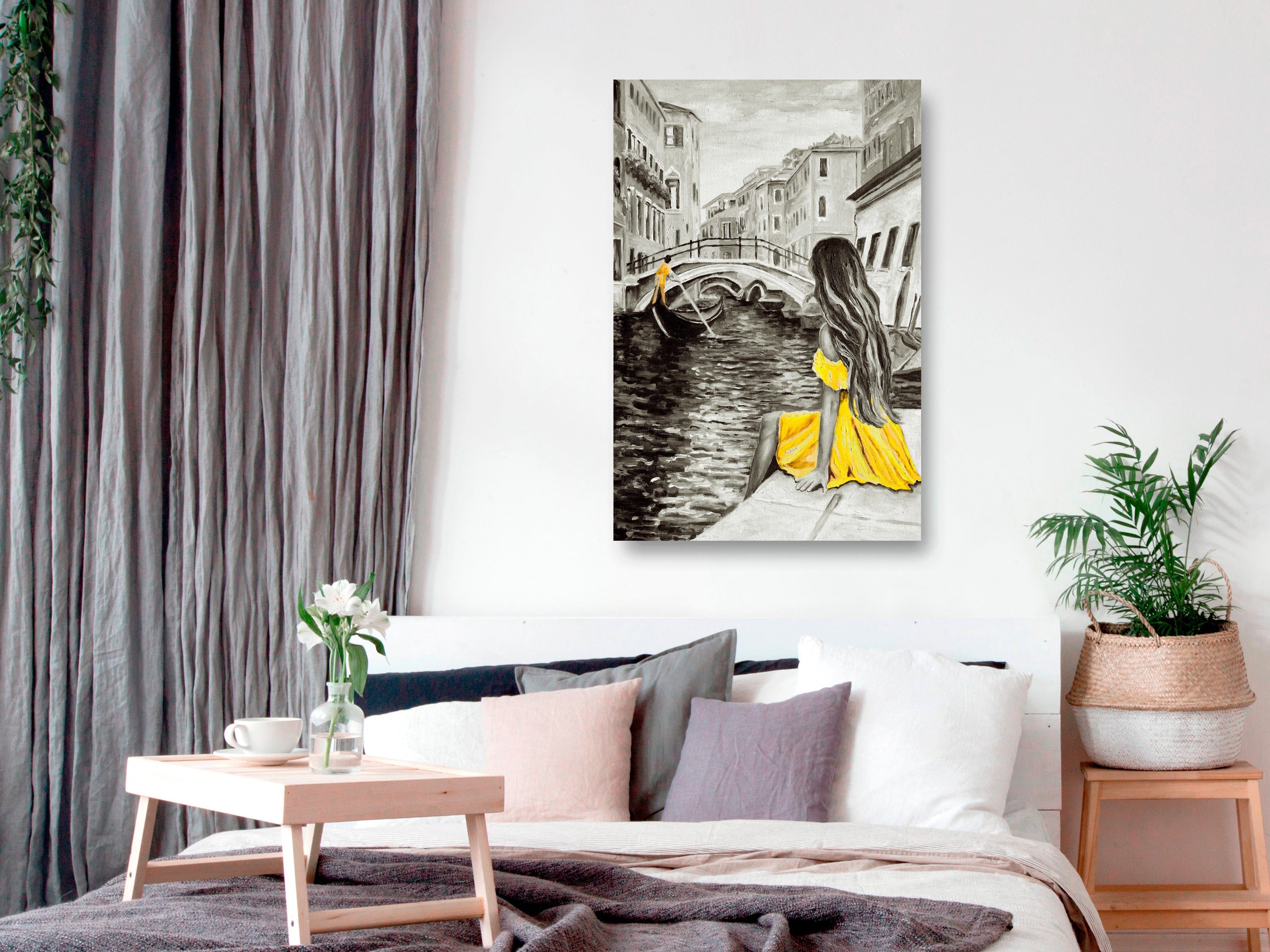 Glezna - Far Dreams (1 Part) Vertical Yellow Home Trends