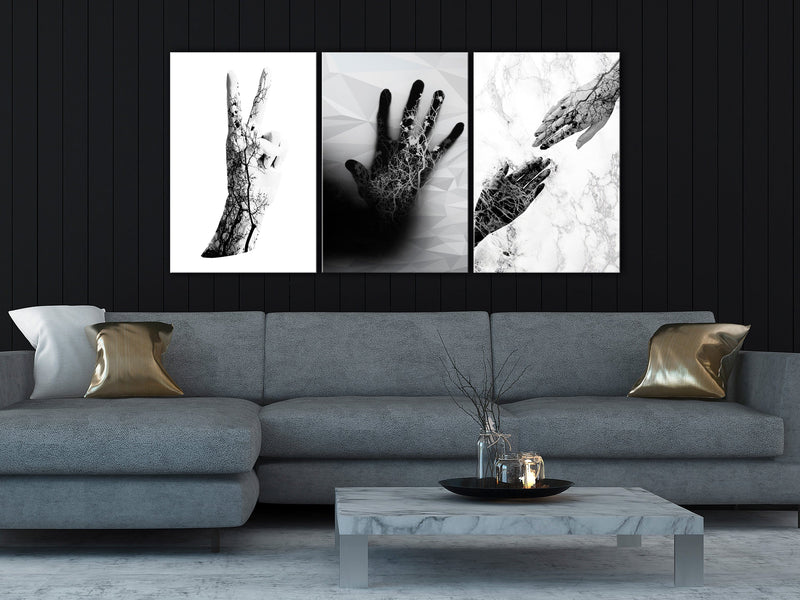 Glezna - Female Hands (3 Parts) 120x60 Home Trends