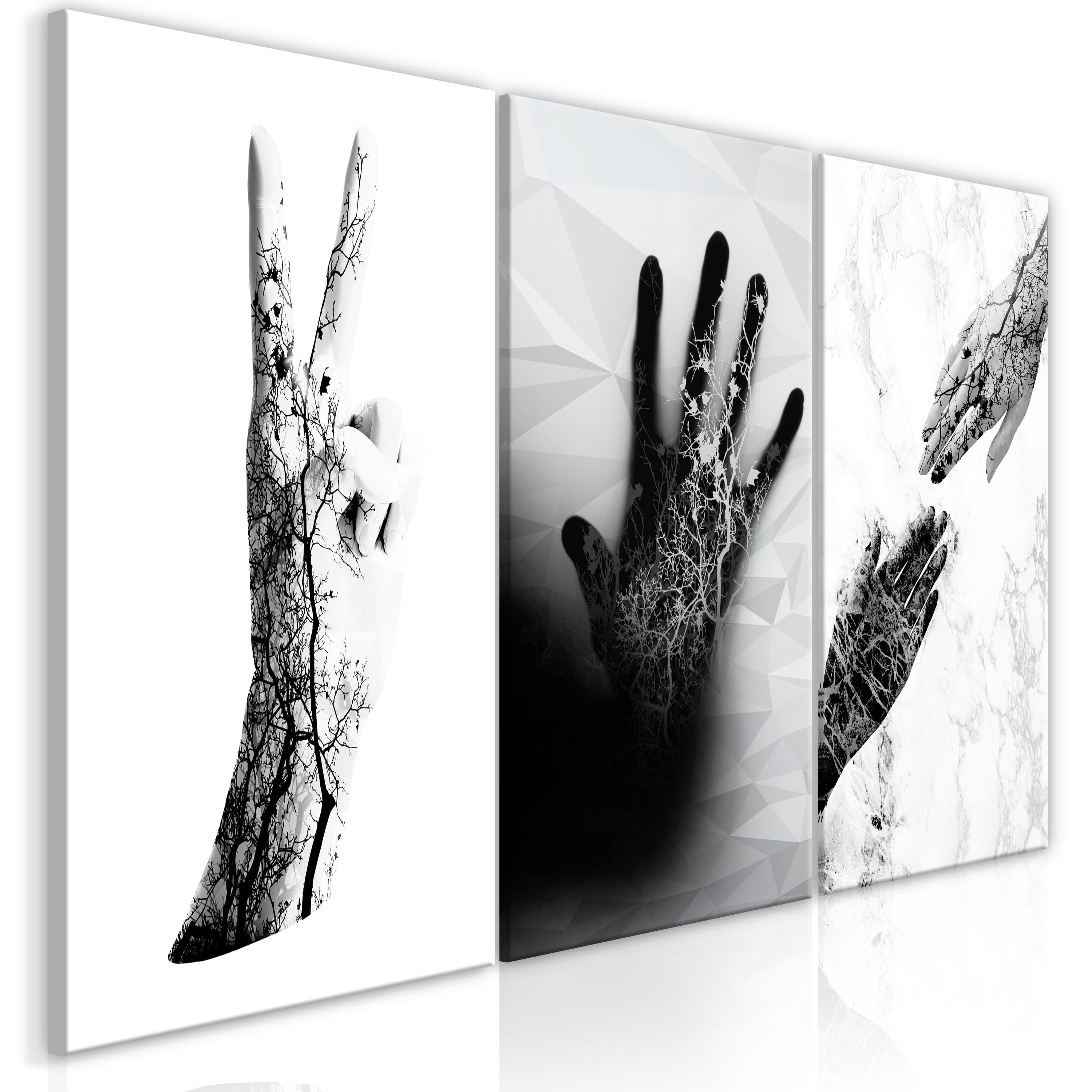 Glezna - Female Hands (3 Parts) 120x60 Home Trends