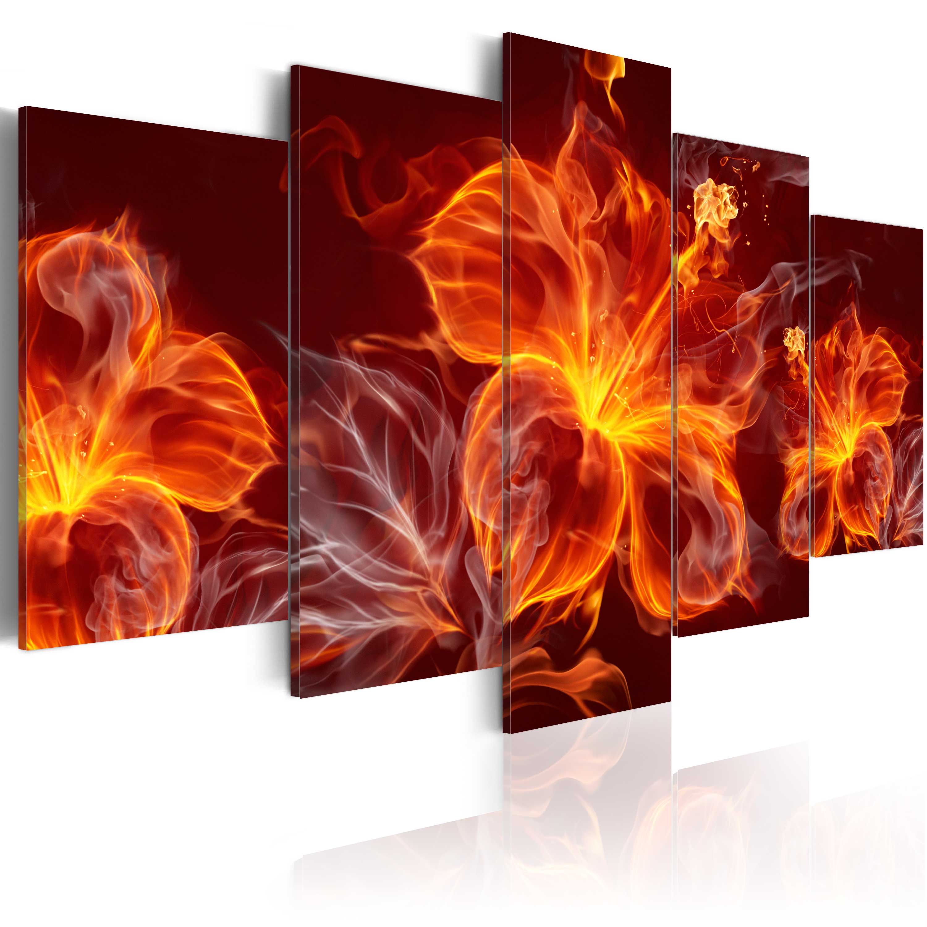 Glezna - Fiery Flowers Home Trends
