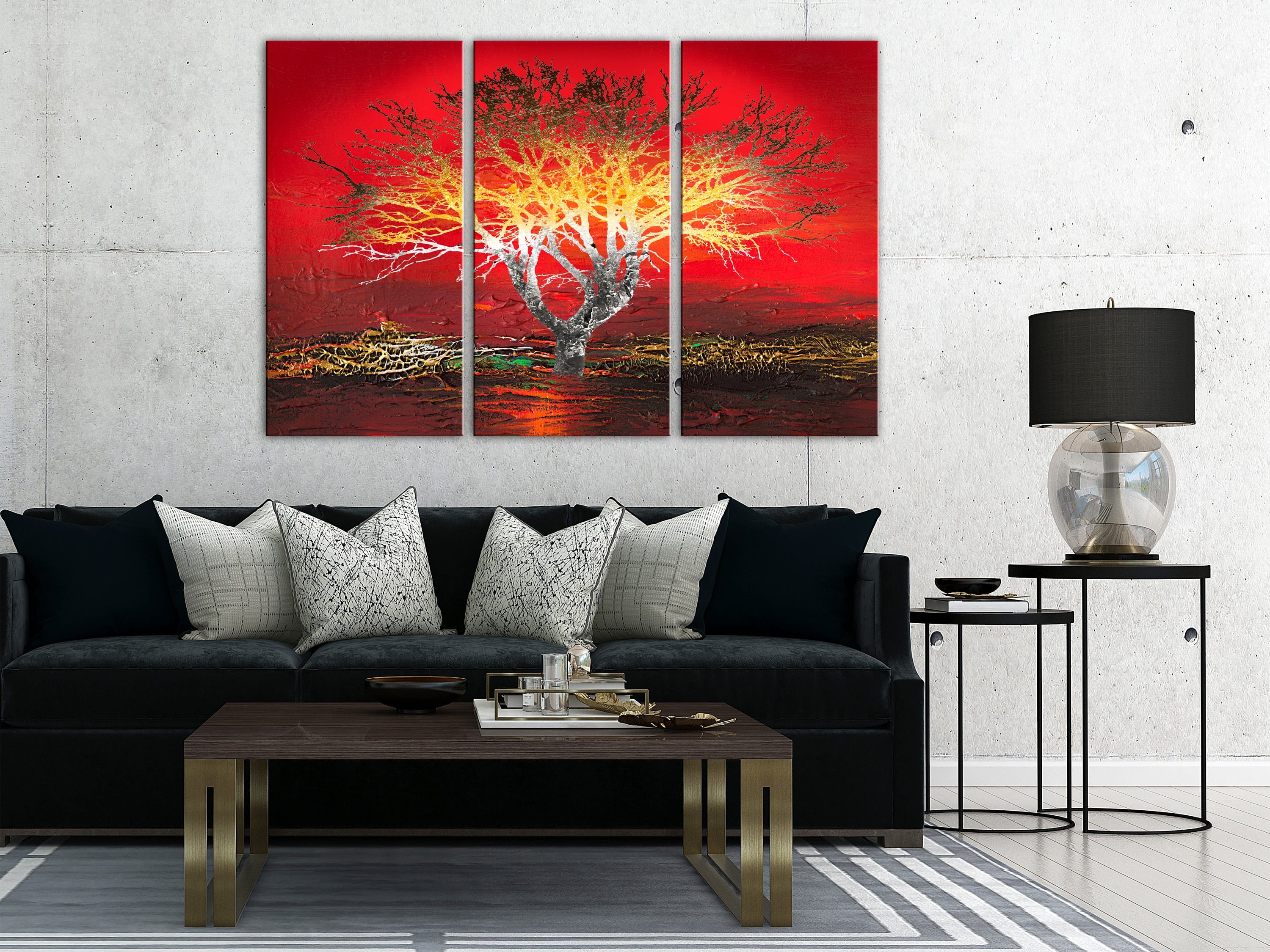 Glezna - Fiery Sky (3 Parts) Home Trends