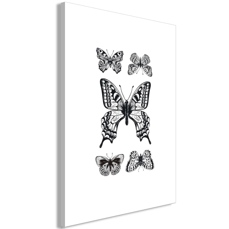 Glezna - Five Butterflies (1 Part) Vertical Home Trends
