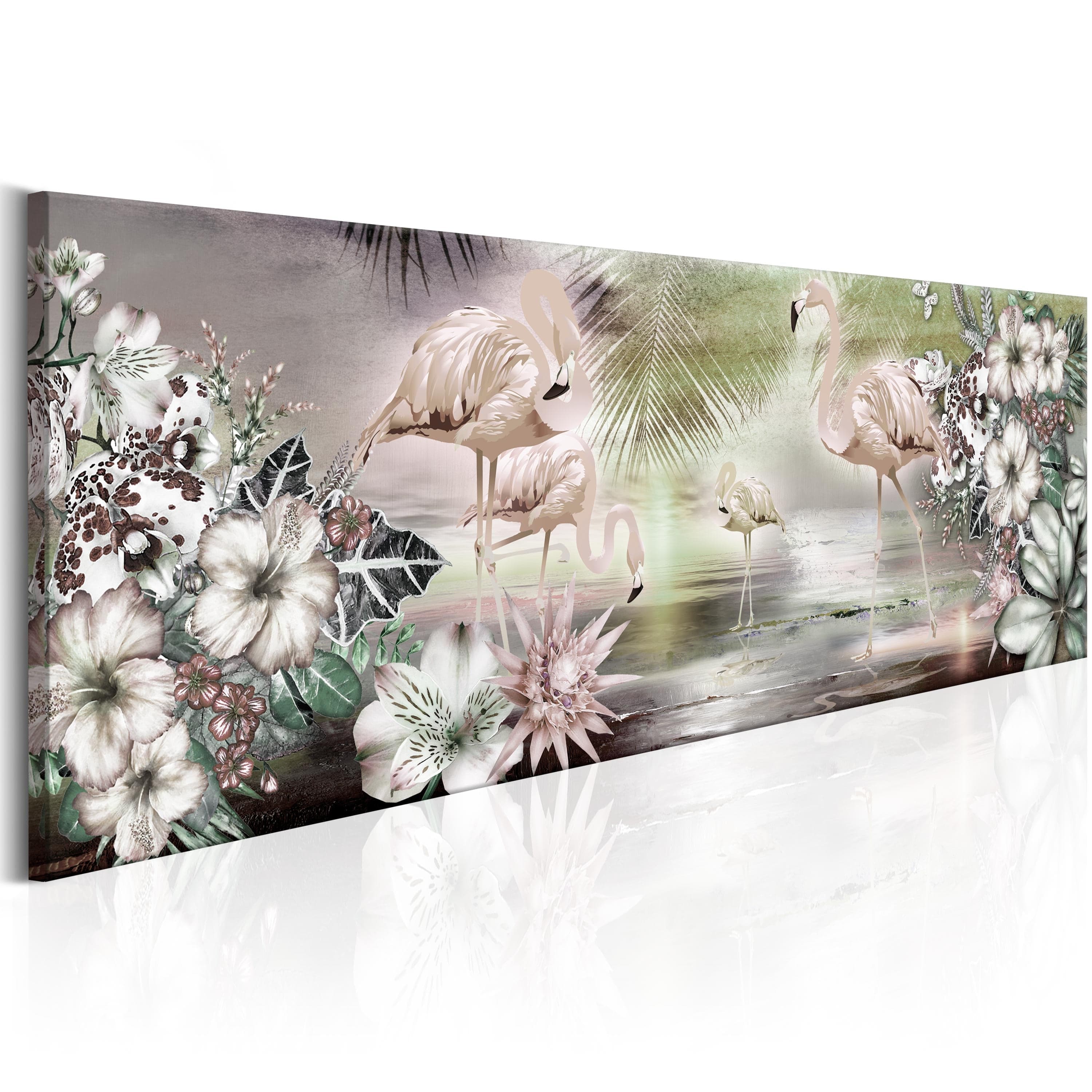 Glezna - Flamingoes and Flowers Home Trends