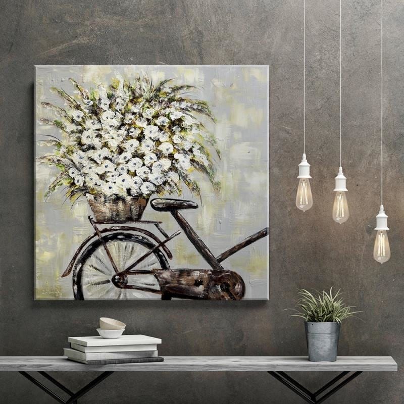 Kanva - Flowers On A Bicycle  Home Trends DECO
