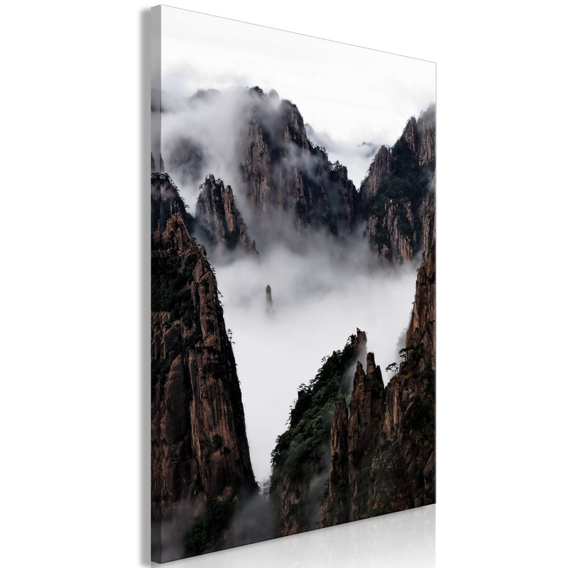 Glezna - Fog Over Huang Shan (1 Part) Vertical Home Trends