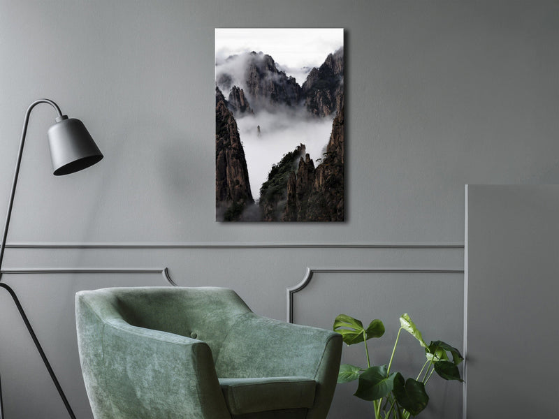 Glezna - Fog Over Huang Shan (1 Part) Vertical Home Trends