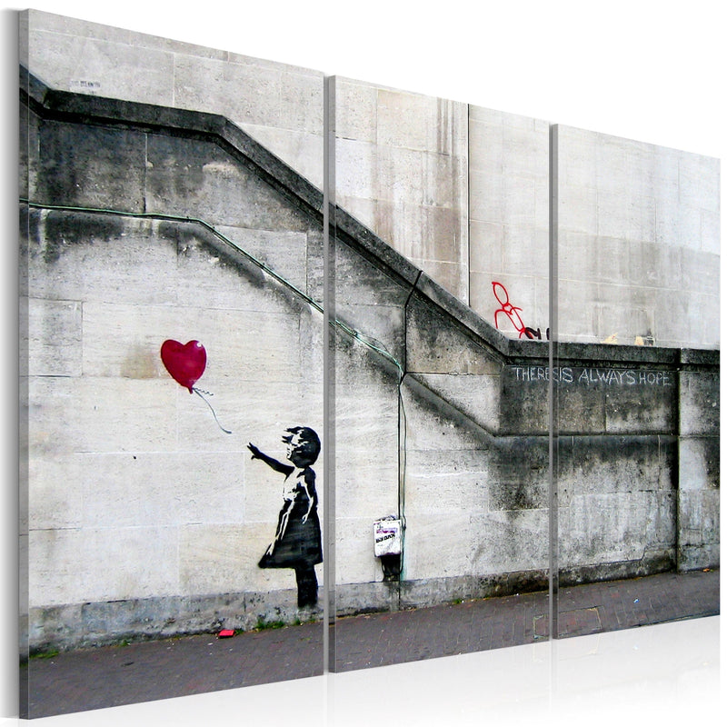 Kanva - Girl With a Balloon by Banksy Home Trends