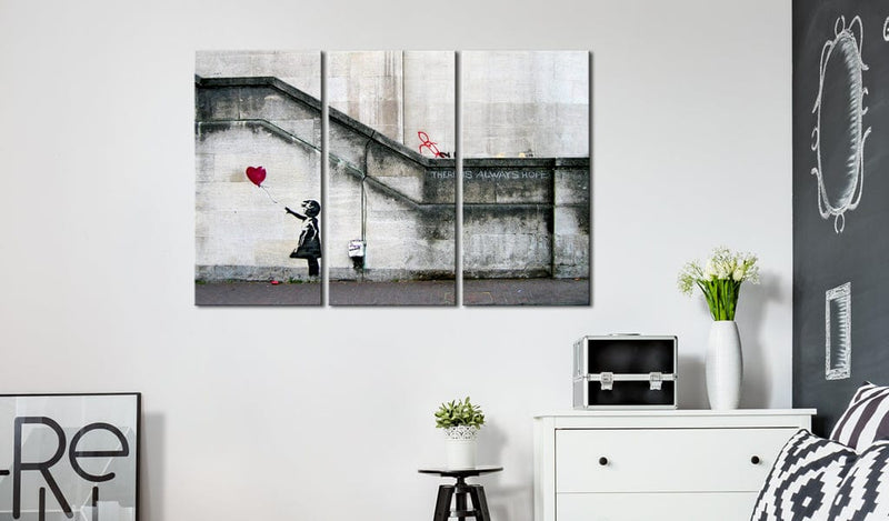 Kanva - Girl With a Balloon by Banksy Home Trends
