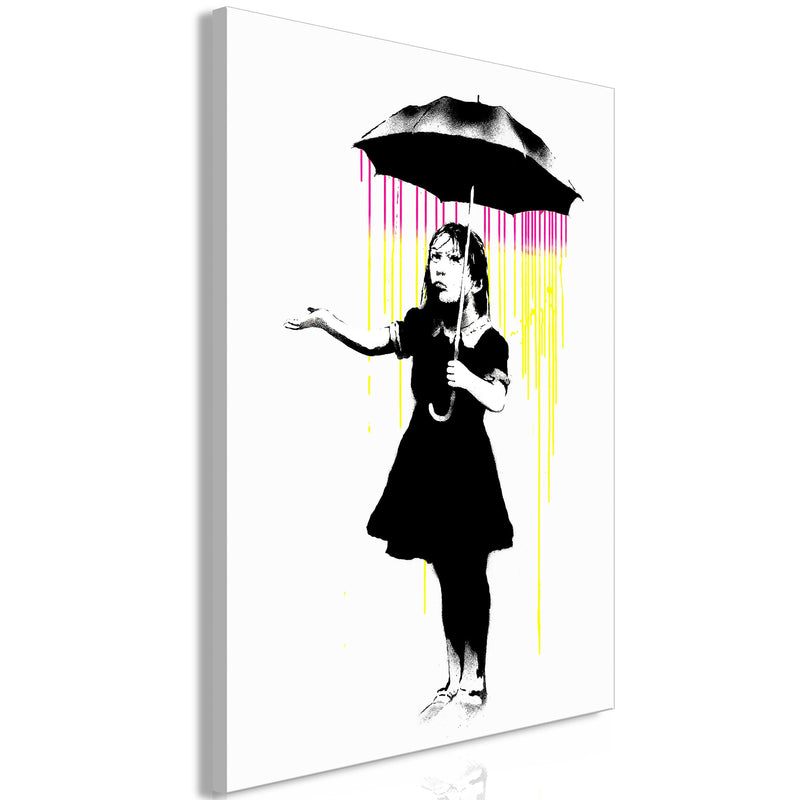 Glezna - Girl with Umbrella (1 Part) Vertical Home Trends
