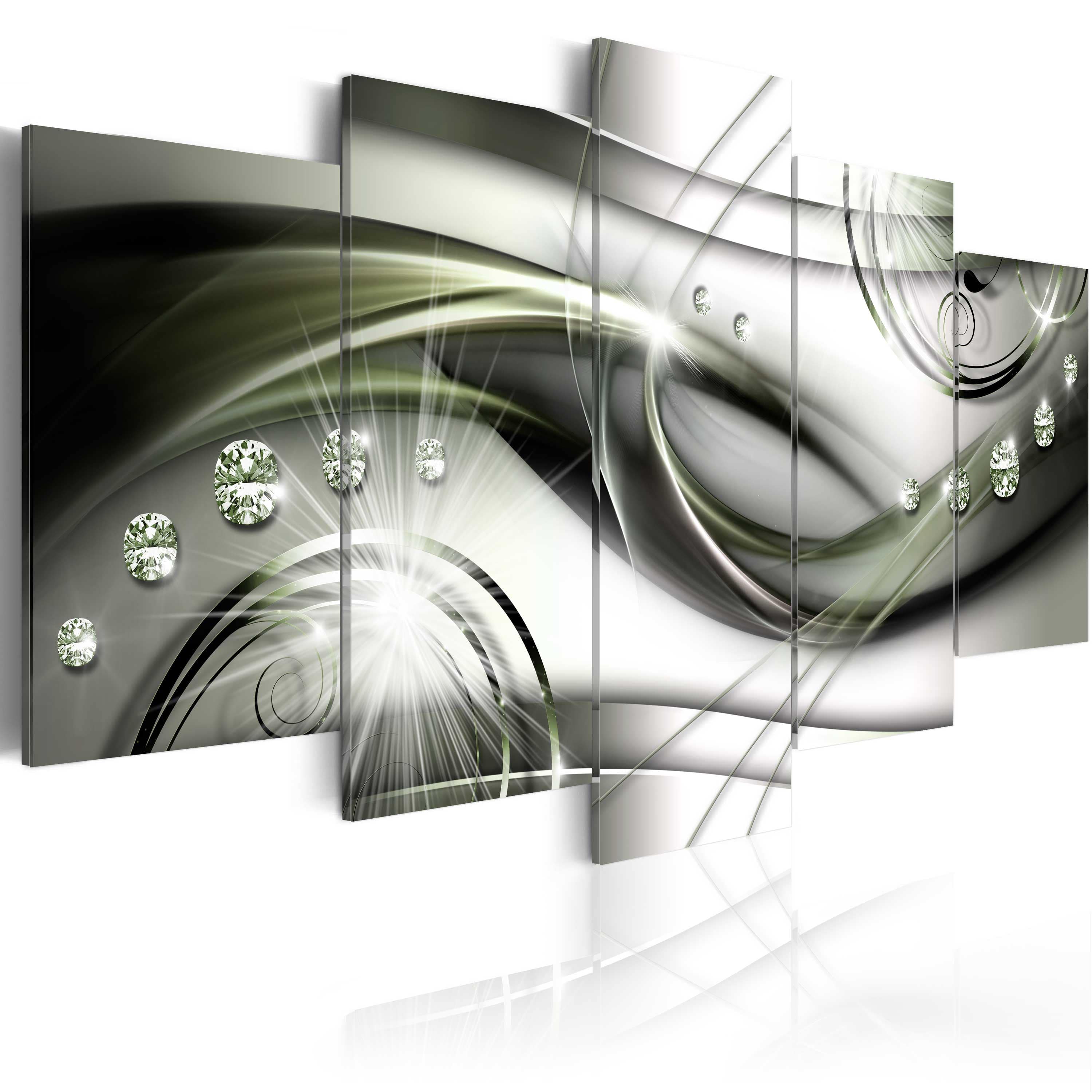 Kanva - Glowing Green Wave Home Trends