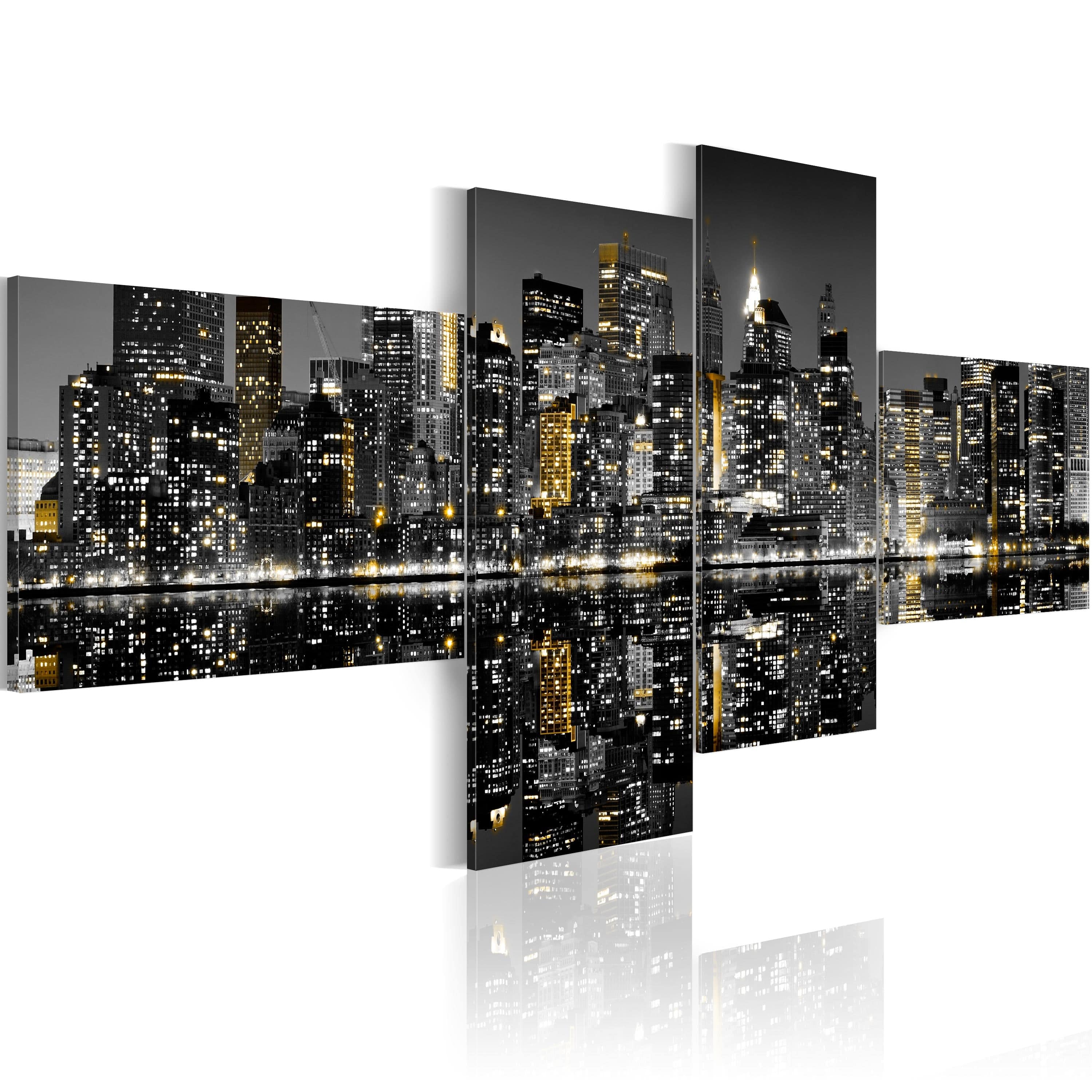 Glezna - Golden flash of skyscrapers Home Trends