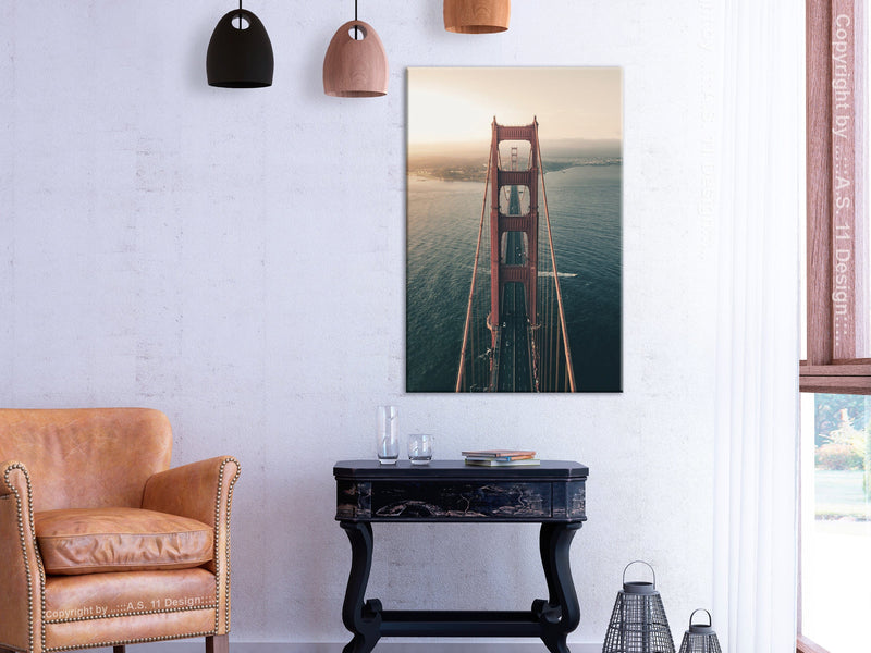 Glezna - Golden Gate Bridge (1 Part) Vertical Home Trends