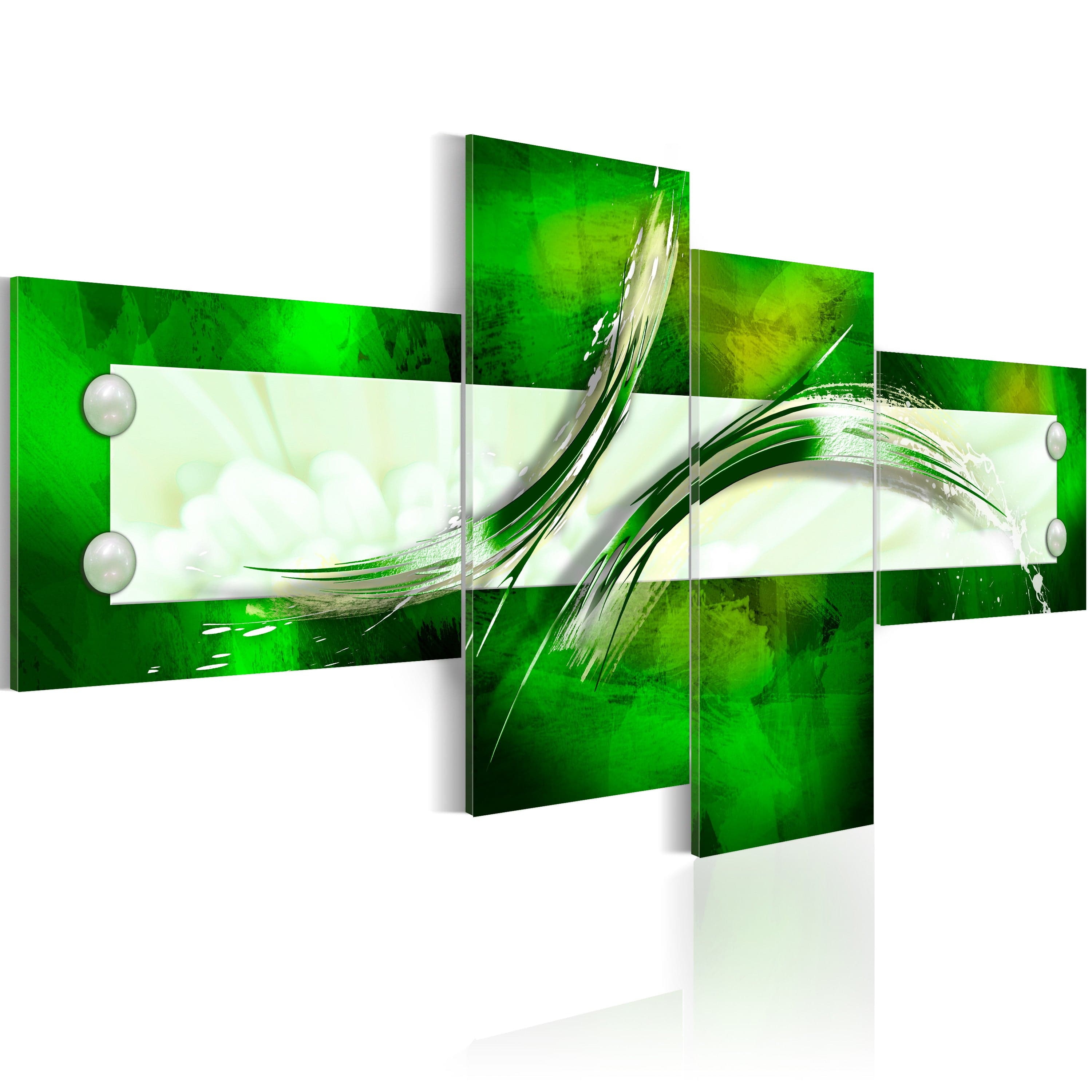 Glezna - green  abstract pattern Home Trends