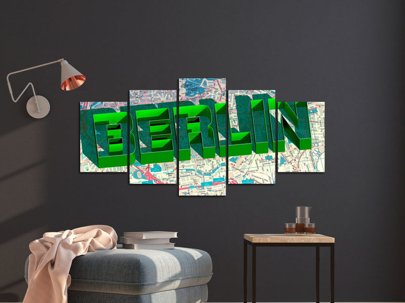 Kanva - Green Berlin (5 Parts) Wide Home Trends