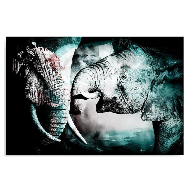 Kanva - Greeting Elephants 2  Home Trends DECO