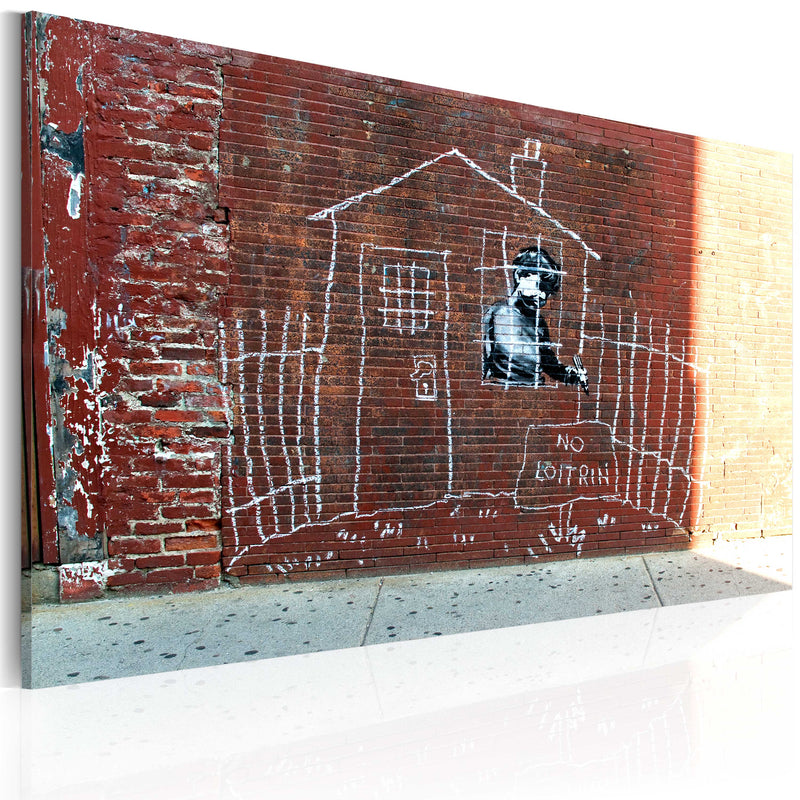 Kanva - Grounded (Banksy) 60x40 Home Trends