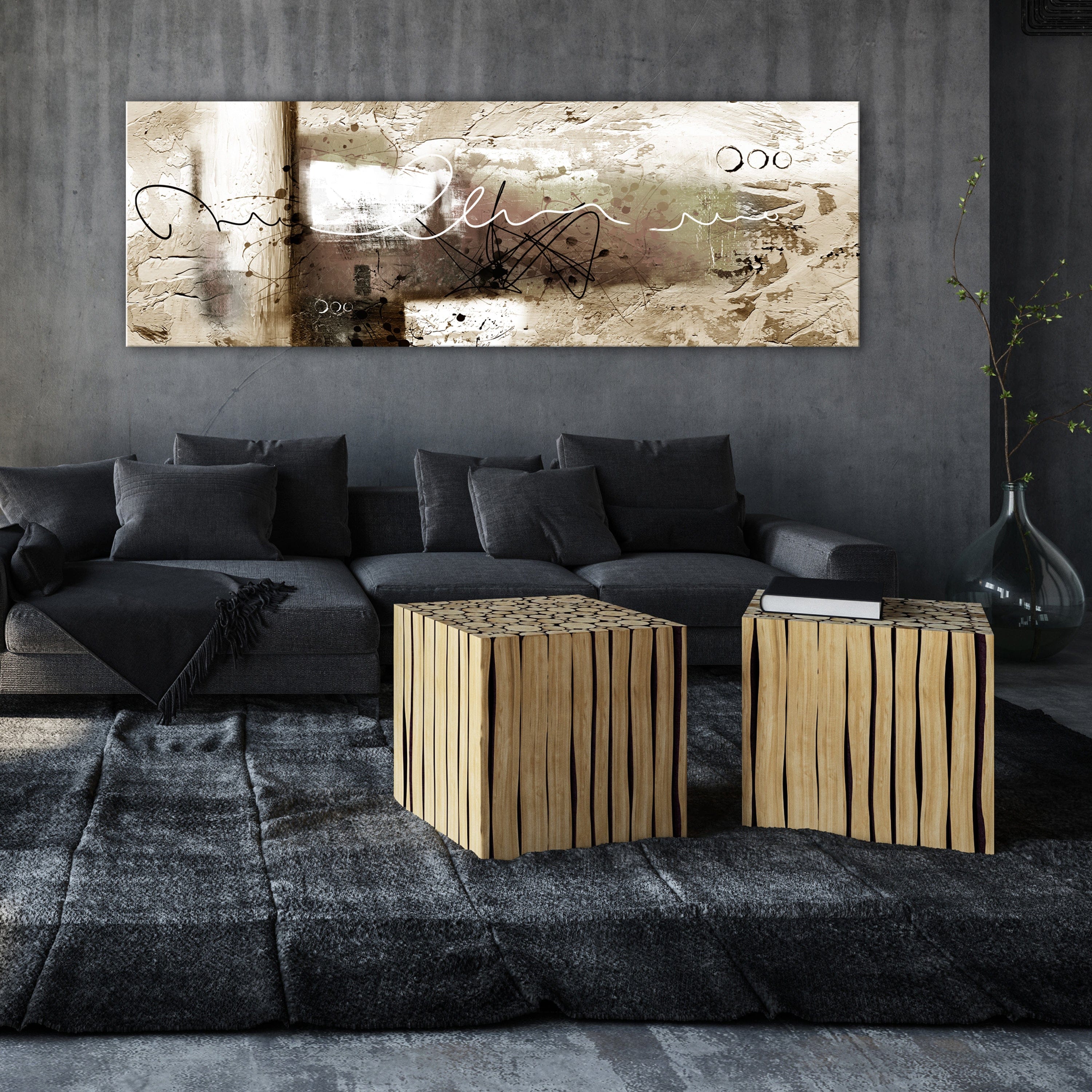 Glezna - Hammer (1 Part) Beige Narrow Home Trends