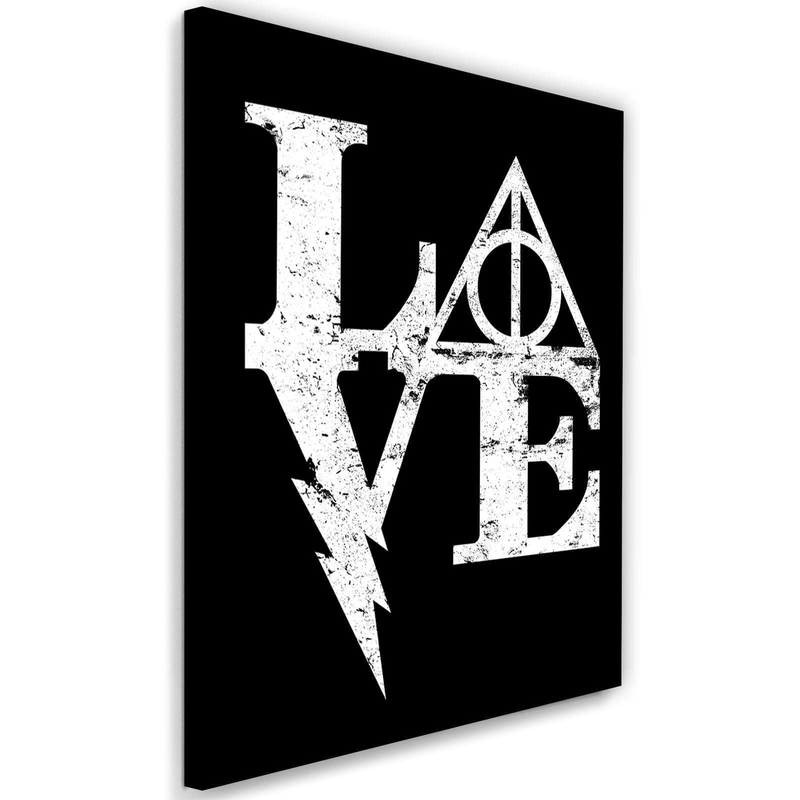 Kanva - Harry Love Image Black And White  Home Trends DECO