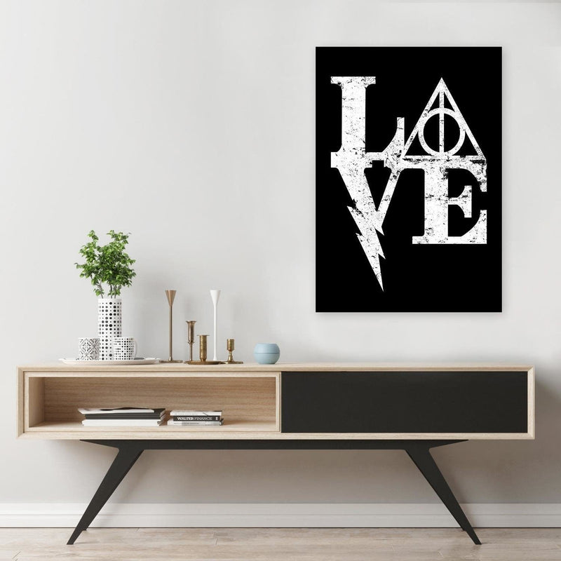 Kanva - Harry Love Image Black And White  Home Trends DECO